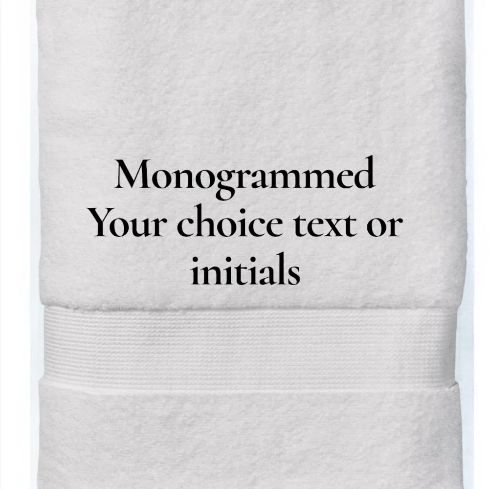 Luxurious monogrammed Embroidered towel pick 1 design New 1 hand